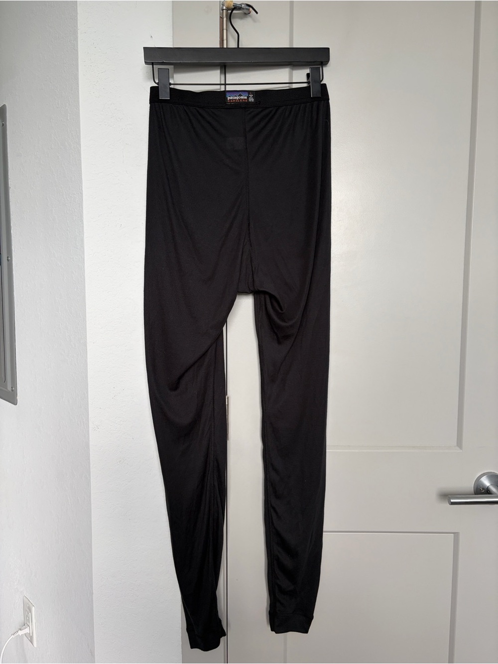 VINTAGE PATAGONIA CAPILENE BASE LAYER PANTS BLACK MEN’S LARGE